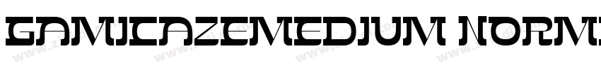 GamicazeMedium Norma字体转换